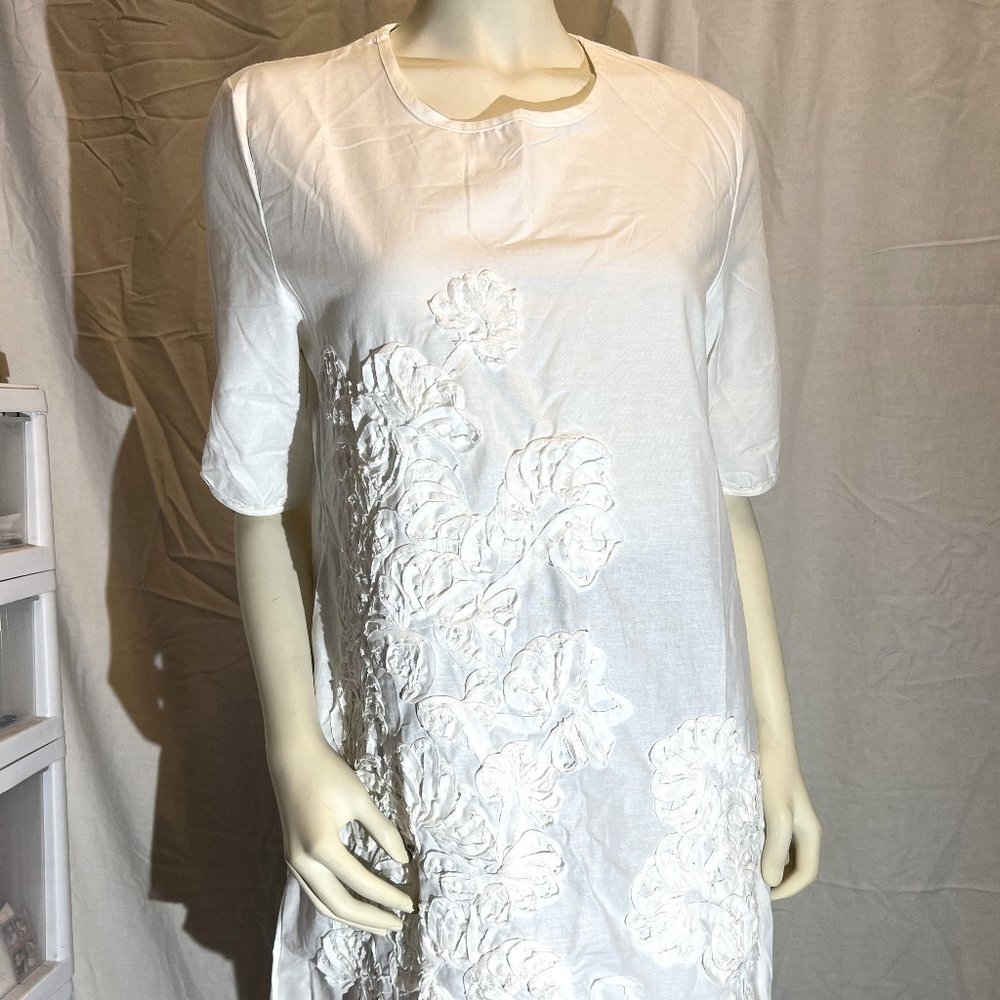 NWOT Depending On The Horizon White Floral Dress Size XL Teens